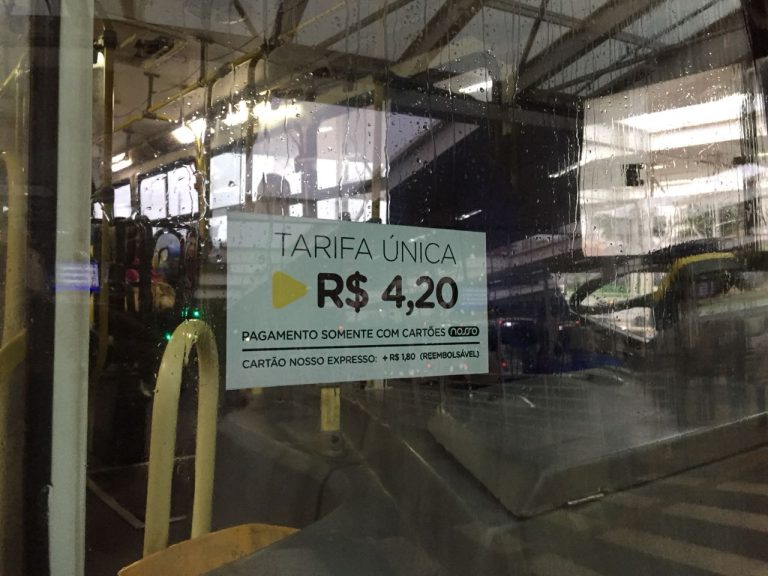 R$ 4,20 – Já está em vigor o preço mais alto da tarifa do ônibus em Ribeirão Preto