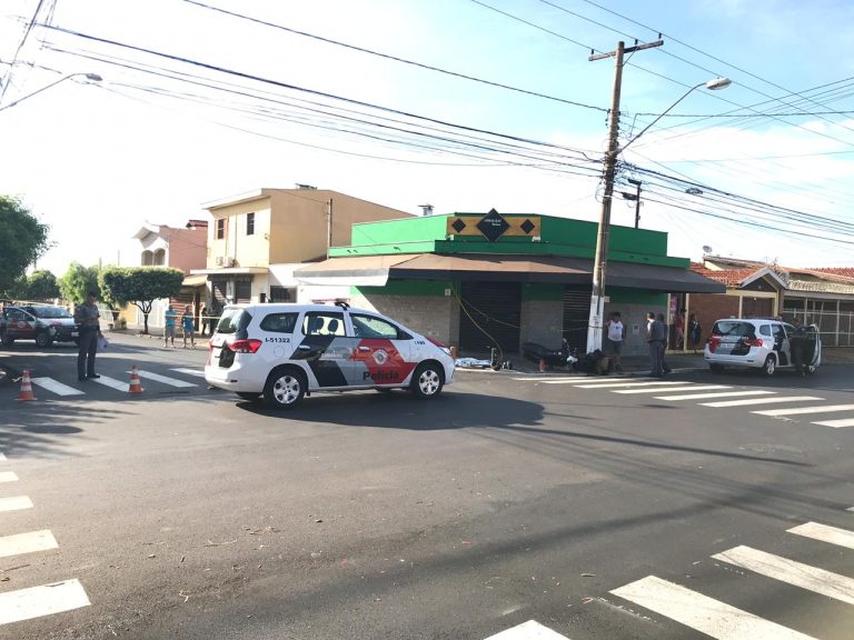 Motociclista de 60 anos morre após acidente na Vila Amélia