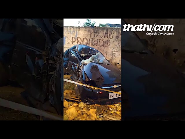 Tragédia na Via Norte: vídeo registra motorista ainda dentro do carro, logo após colisões