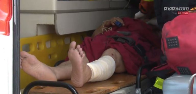 Trabalhador fica com perna presa em laje após desabamento na Cidade Universitária