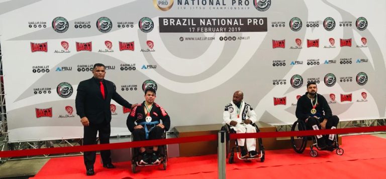 Paratleta de Ribeirão Preto vence o campeonato nacional de Jiu-Jitsu em Curitiba