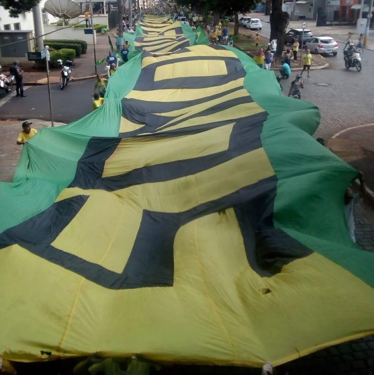 Manifestação pró governo acontece neste fim de semana