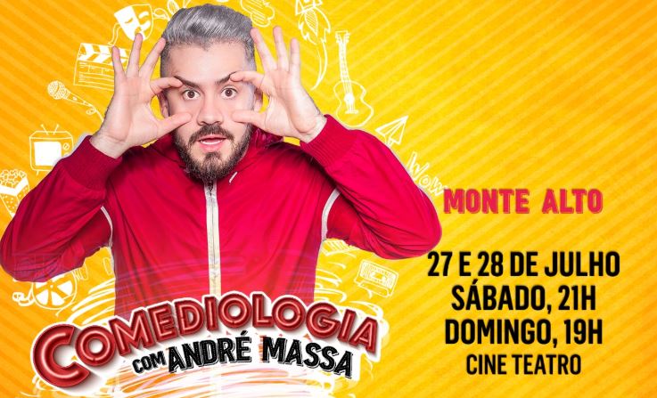 Comediante faz apresentação em prol da menina Heloísa