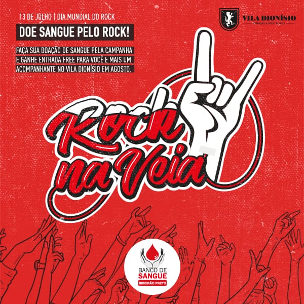 Banco de Sangue Ribeirão Preto realiza 3ª edição da campanha “Rock na Veia”