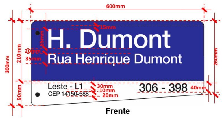 Prefeitura anuncia contrato de R$ 4,7 milhões para instalação de placas com nomes de ruas e avenidas