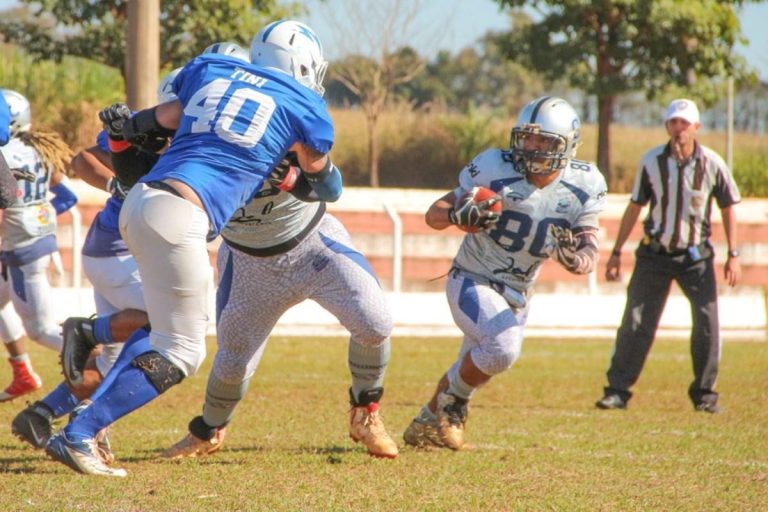 Em jogo contra campeão brasileiro, Challengers perde a primeira no futebol americano