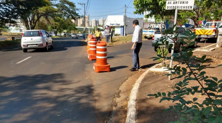 Avenida Francisco Junqueira é interditada por tempo indeterminado para obras