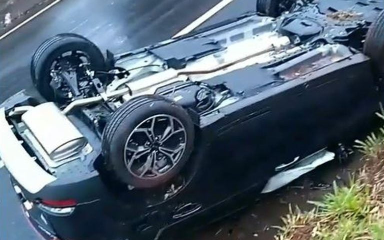 Nogueira capota carro na Ribeirão-Bonfim