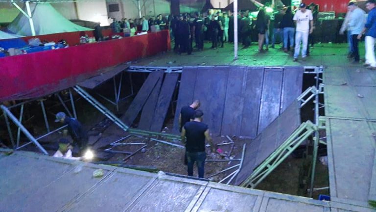 Camarote cai em show de Jorge e Mateus e deixa 22 feridos em Franca