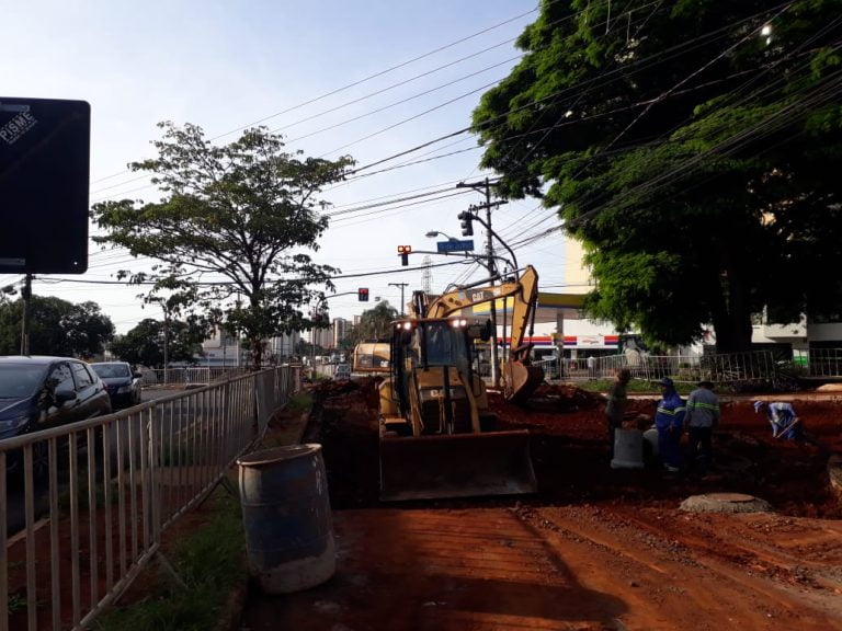 Transerp interdita trecho da zona sul devido à obras do Ribeirão Mobilidade