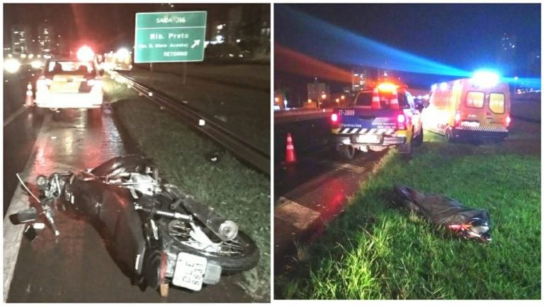 Motociclista cai da moto e é atropelado no Anel Viário Sul