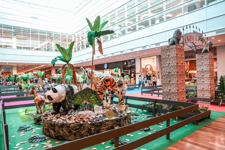 Exposição “Animal Paper” fica até março no RibeirãoShopping
