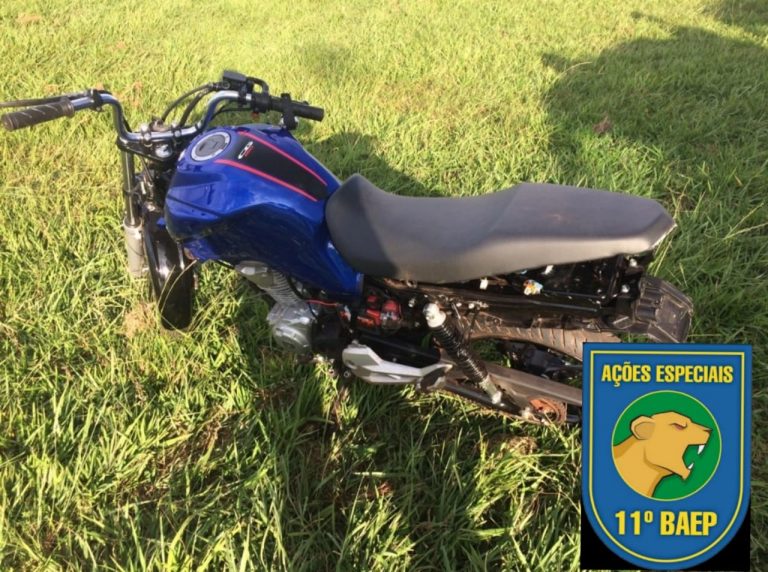 Baep apreende menor com moto roubada em latrocínio na cidade de Brodoswki