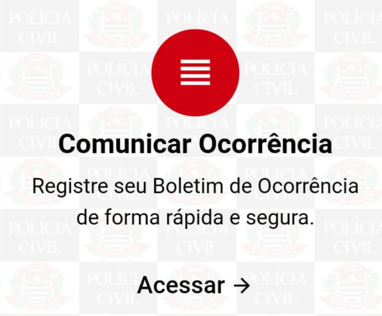 Secretaria de Segurança paulista amplia possibilidade de BOs eletrônicos