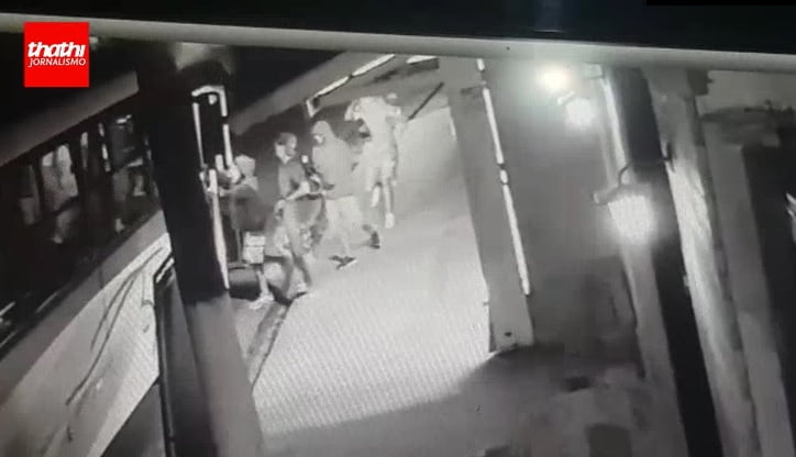 Vídeo | Homens tentam assaltar ônibus e dão de cara com PM à paisana lá dentro