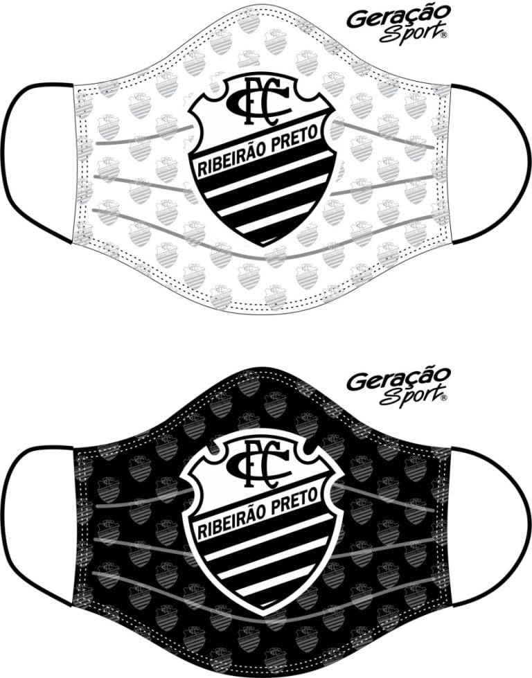 Fornecedora de materiais esportivos do Bafo vende máscaras personalizadas para ajudar na receita do clube