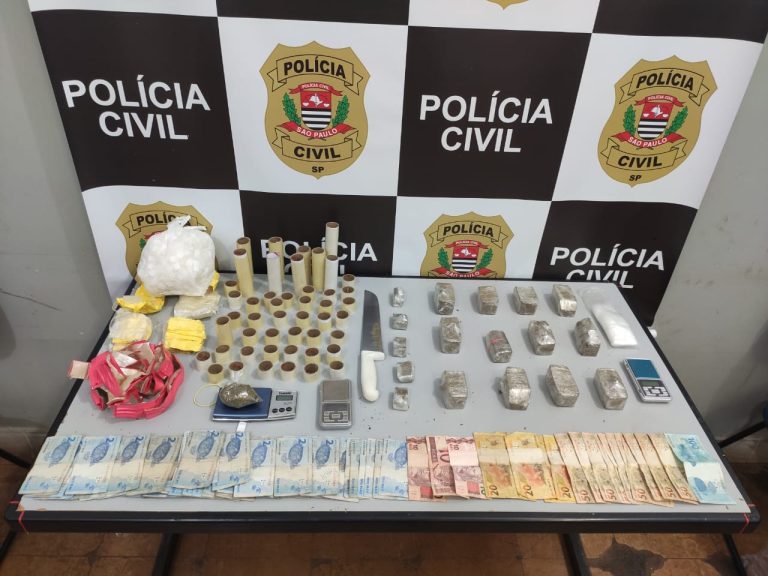 Polícia Civil prende homem em laboratório de drogas no Jardim Dutra