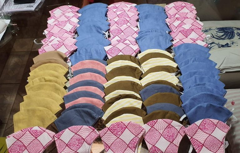 Projeto social produz quase dez mil máscaras e ultrapassa meta de produção