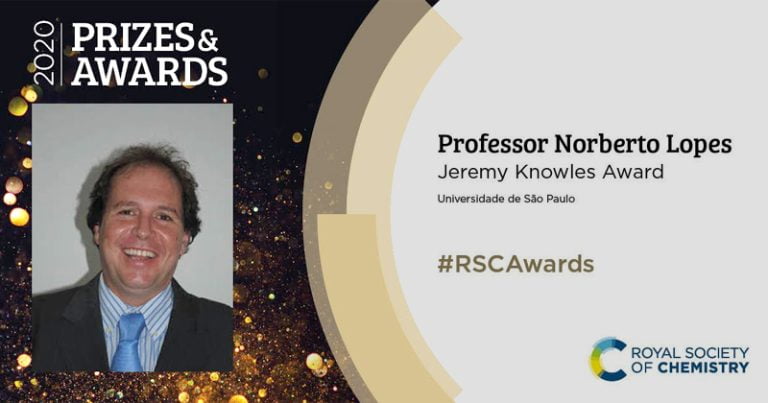 Professor da USP é o primeiro brasileiro a ganhar o prêmio Jeremy Knowles da Sociedade Real de Química