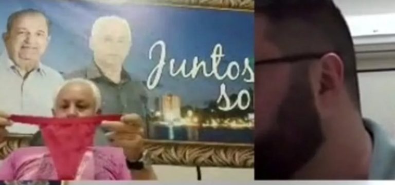 Vídeo | Vereador é flagrado cheirando calcinha durante sessão na Câmara de Bragança Paulista