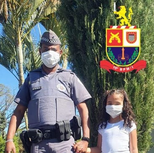 Policial militar de Franca consegue salvar menina engasgada com moeda de R$ 0,10