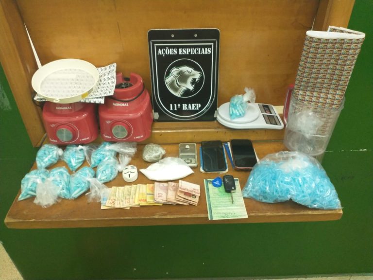 Policiais fecham laboratório clandestino de drogas no Ipiranga