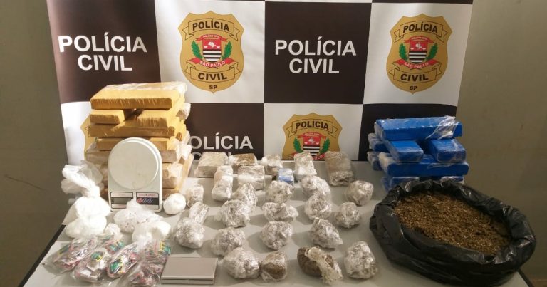 Polícia Civil localiza depósito de drogas no Parque Ribeirão