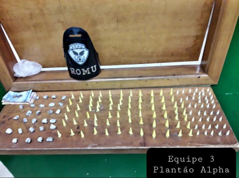 Menor infrator é flagrado traficando em terreno público no Jóquei Clube