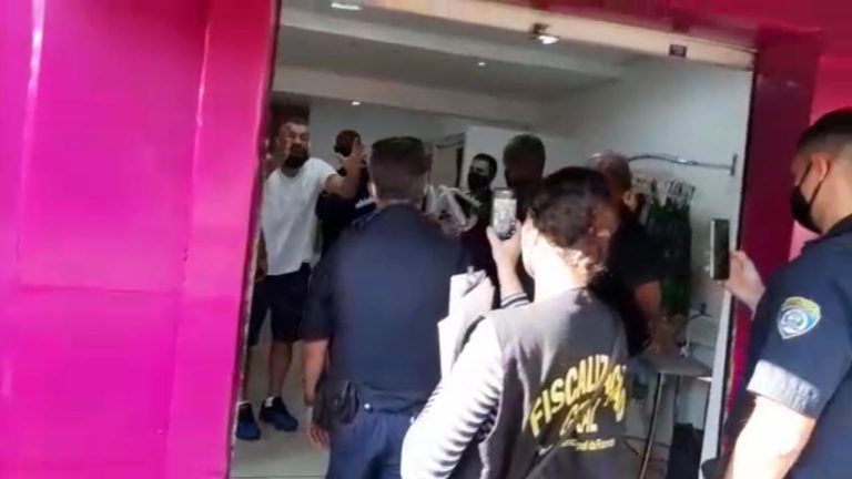 Vídeo | Comerciante afronta Guarda Civil e afirma que não irá fechar sua loja no centro