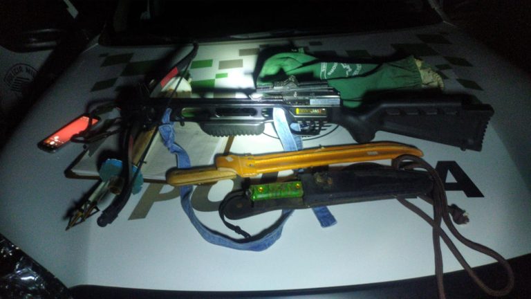 Trio de caçadores são detidos pela Polícia Ambiental em Monte Claro
