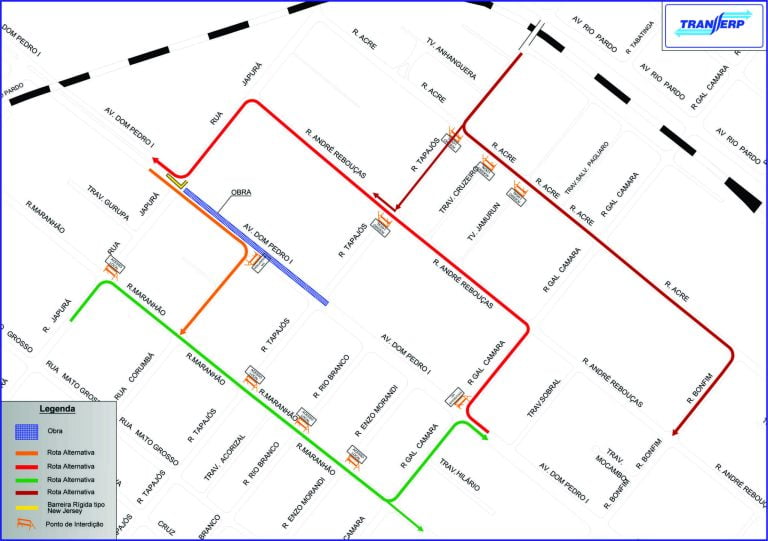 Trecho da Dom Pedro será interditado nesta quarta (22)