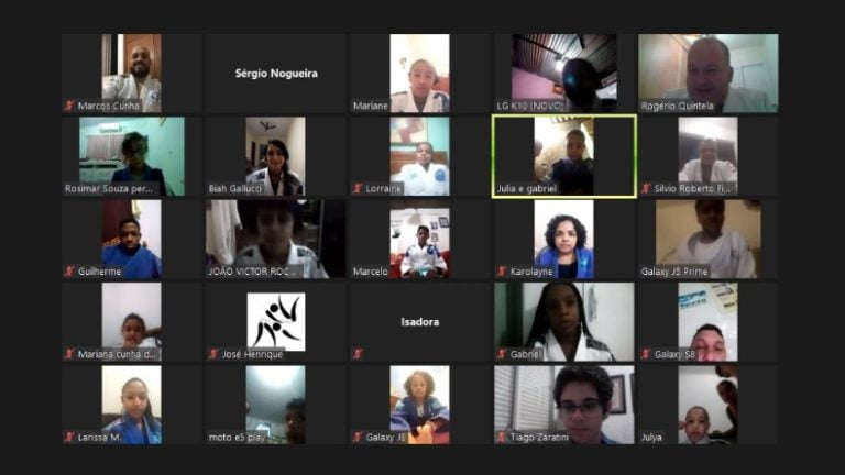 Projeto de judô utiliza a internet e garante aulas gratuitas para mais de 130 crianças e jovens do Jardim do Trevo