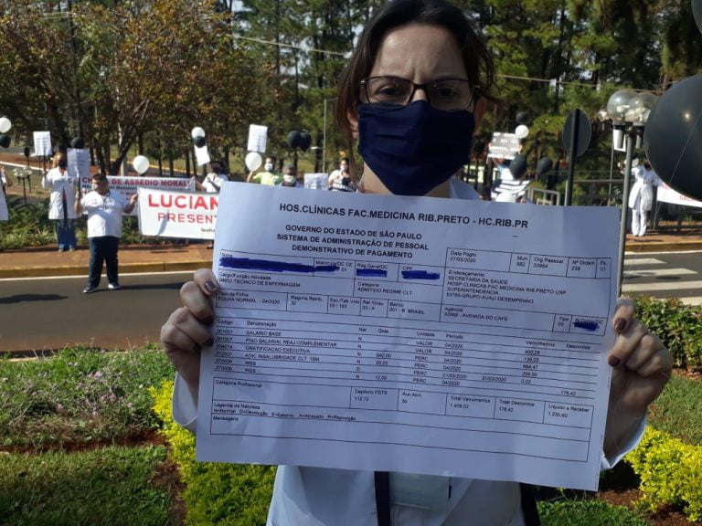 É uma vergonha o que a gente recebe por uma responsabilidade tão grande, diz técnica de enfermagem do HC