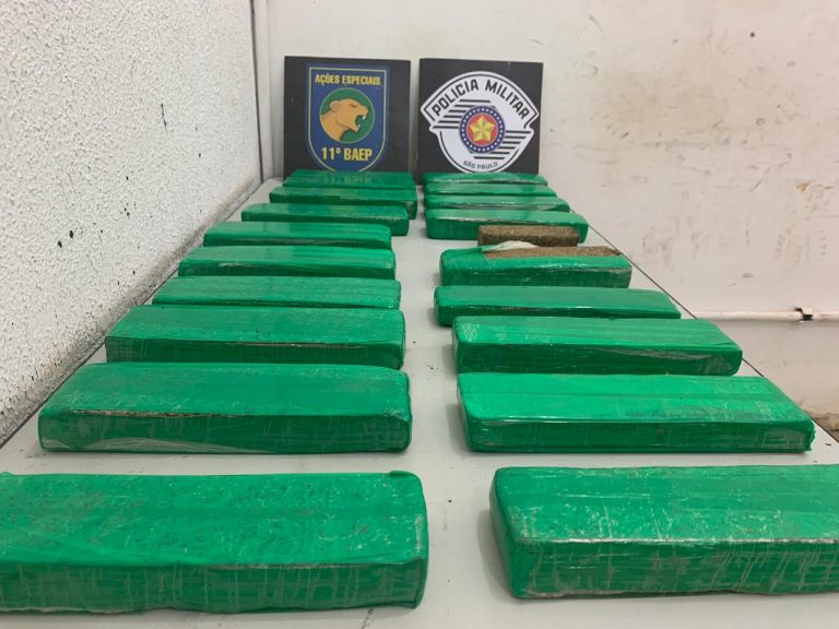 BAEP apreende mais de 20 quilos de maconha em comunidade de Ribeirão Preto