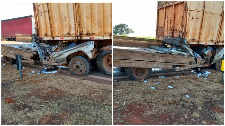 Motorista morre em colisão traseira na rodovia Armando Salles Oliveira em Bebebouro