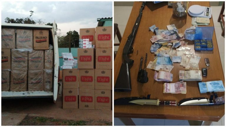Dois presos com contrabando de cigarros em Sertãozinho