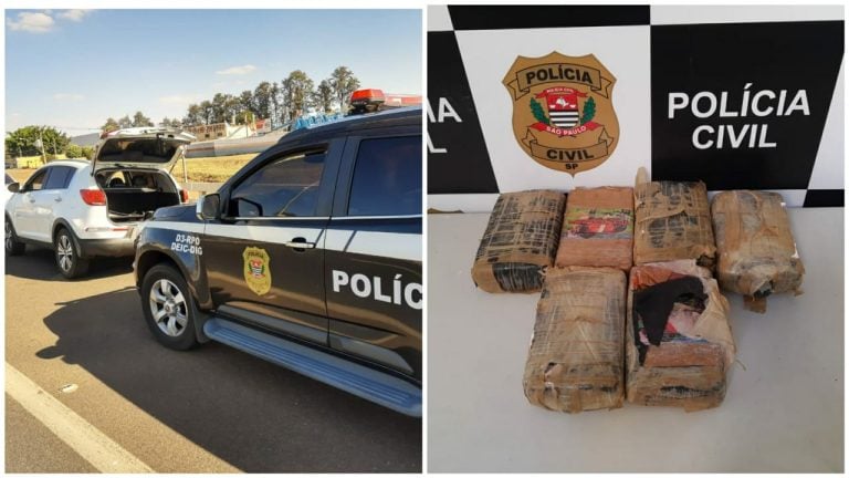 Traficante tenta atropelar policial mas é preso com seis tijolos de maconha em Ribeirão Preto