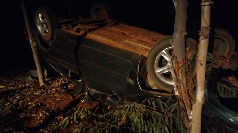 Motorista morre em capotamento na vicinal Geraldo Marinheiro de Batatais