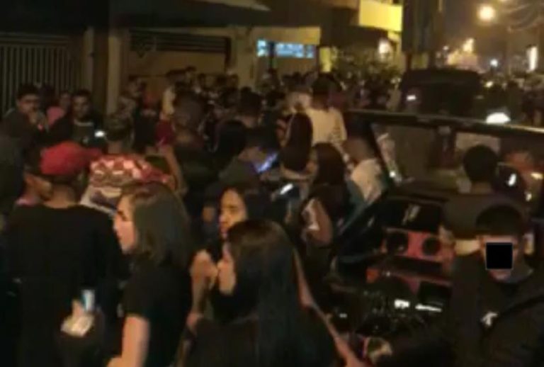 Vídeo mostra baile funk clandestino no bairro Jardim Progresso