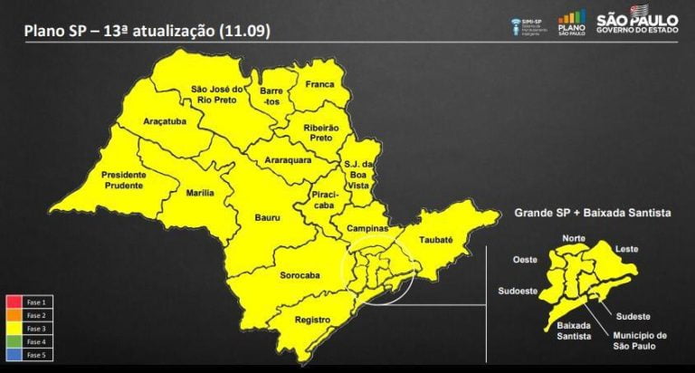 Governo oficializa Ribeirão Preto na fase amarela do Plano São Paulo