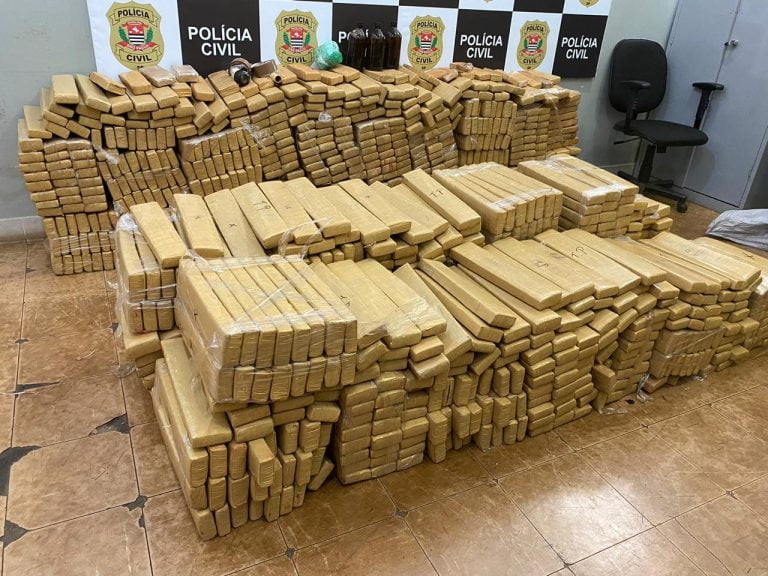 Polícia Civil apreende mais de uma tonelada de maconha em Ribeirão Preto