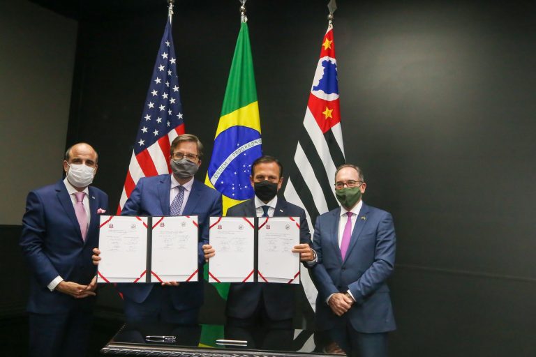 Governo de SP assina acordo de cooperação com Estados Unidos