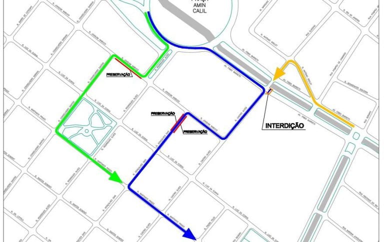 Obras interditam Fábio Barreto para construção de ponte no domingo