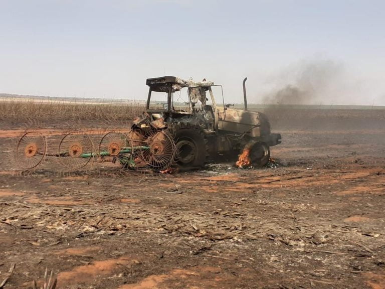 Funcionário de usina morre carbonizado ao tentar apagar incêndio em canavial da região