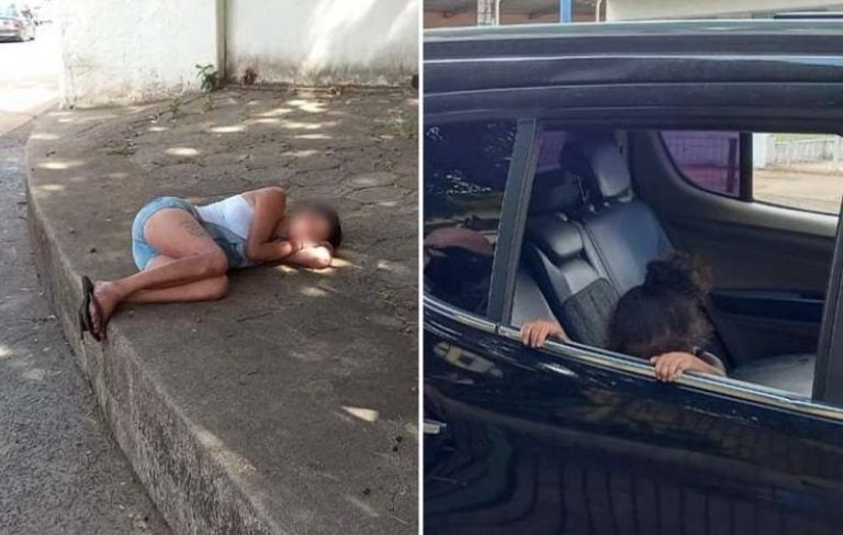 Polícia encontra menina de dois anos seminua enquanto mãe dormia na calçada e Conselho Tutelar é acionado em cidade da região