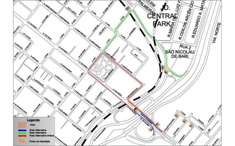 Trecho da avenida Capitão Salomão será interditado nesta segunda-feira (19)