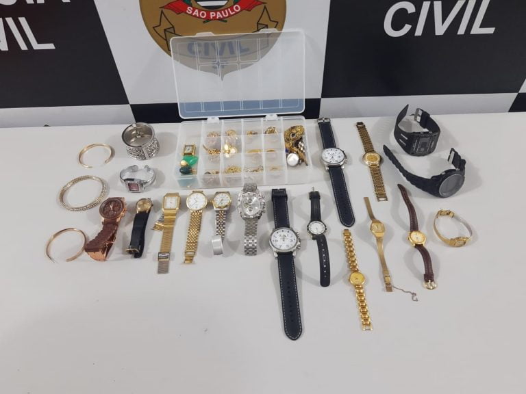 DIG prende quadrilha e recupera jóias e relógios furtados em Ribeirão Preto