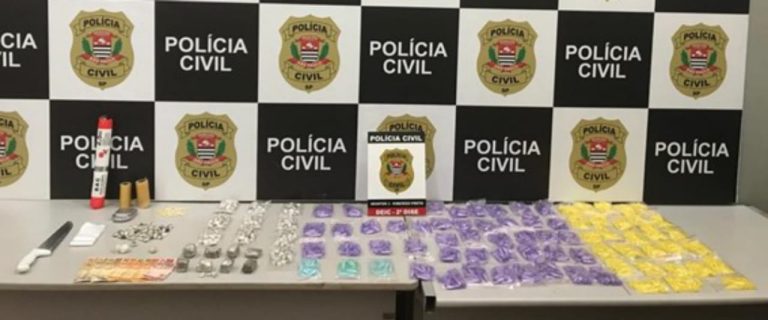 Polícia Civil prende traficante com mais de 1,8 mil porções de drogas em Ribeirão Preto