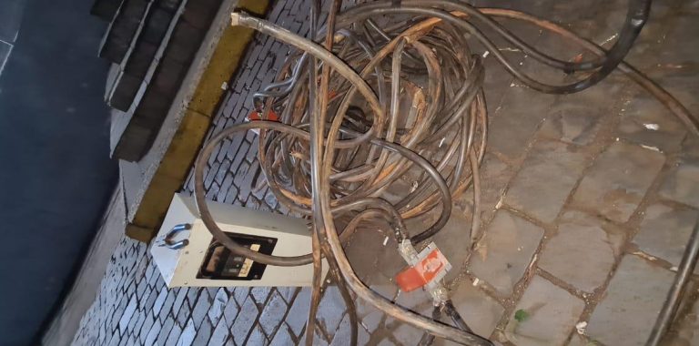 Cinco homens são detidos após furto de fios de cobre em poço do Daerp
