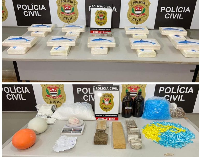 DISE apreende 23,6 quilos de drogas em Ribeirão Preto